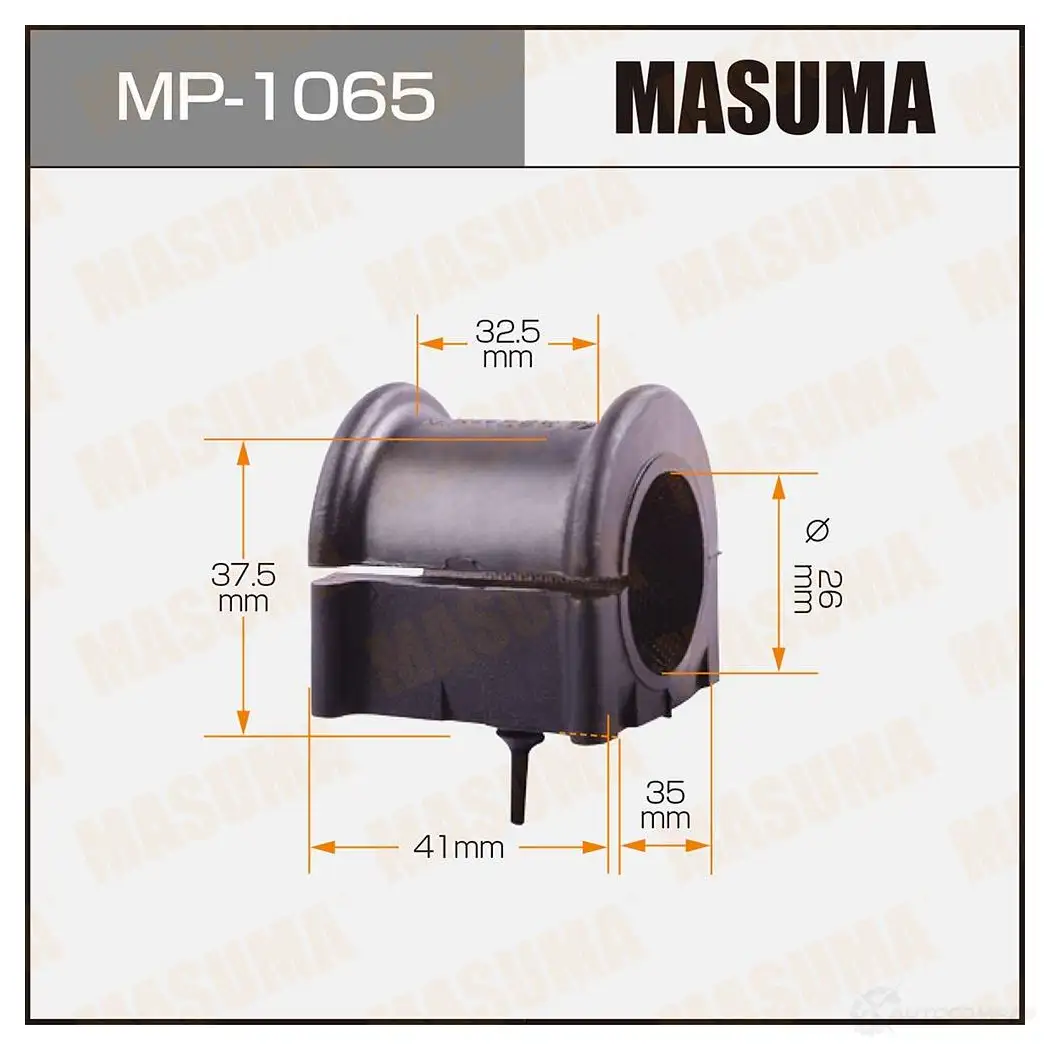 Втулка стабилизатора MASUMA MP-1065 1422883371 8 FVKC4 изображение 0