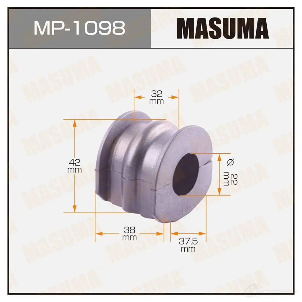 Втулка стабилизатора MASUMA SCK4T B 1422883391 MP-1098 изображение 0