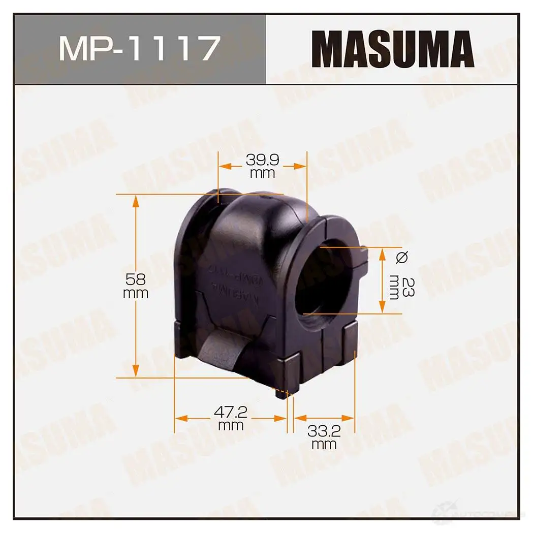 Втулка стабилизатора MASUMA A YTOLZ 1420577585 MP-1117 изображение 0