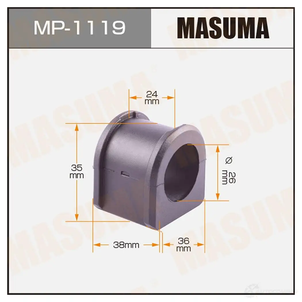 Втулка стабилизатора MASUMA 1422883411 MP-1119 XZA6D 07