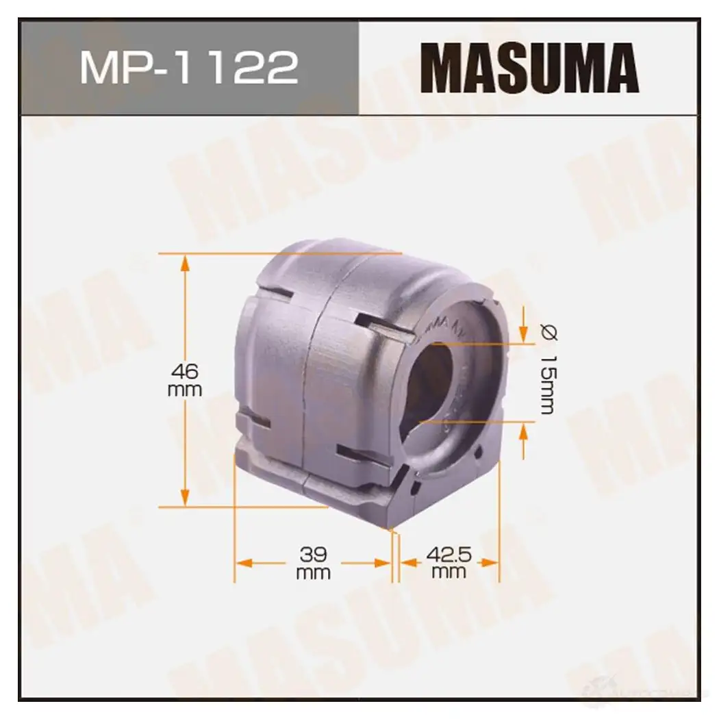 Втулка стабилизатора MASUMA QN1I BR 1439698559 MP-1122 изображение 0