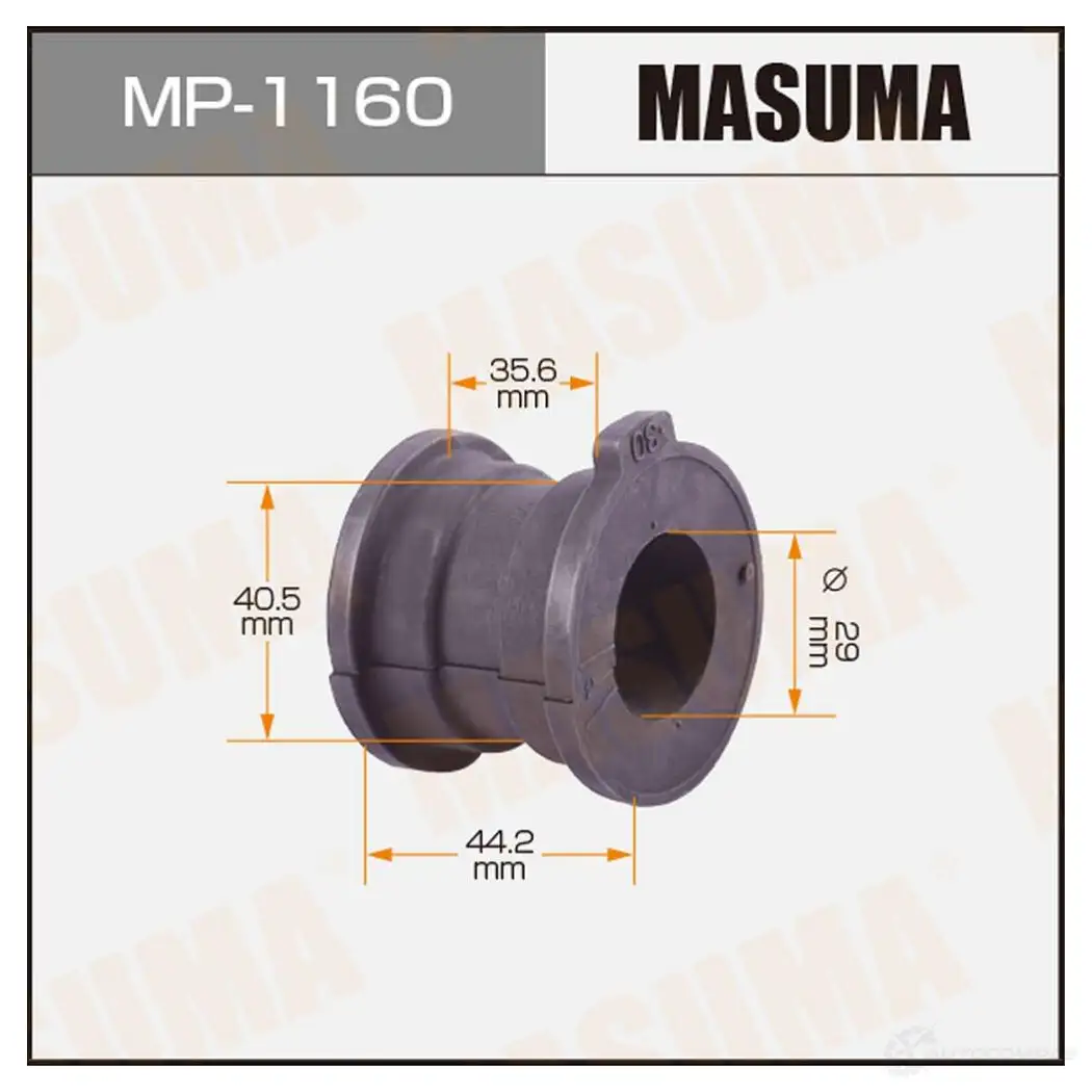 Втулка стабилизатора MASUMA 1422883418 MP-1160 UIY4 0L0 изображение 0