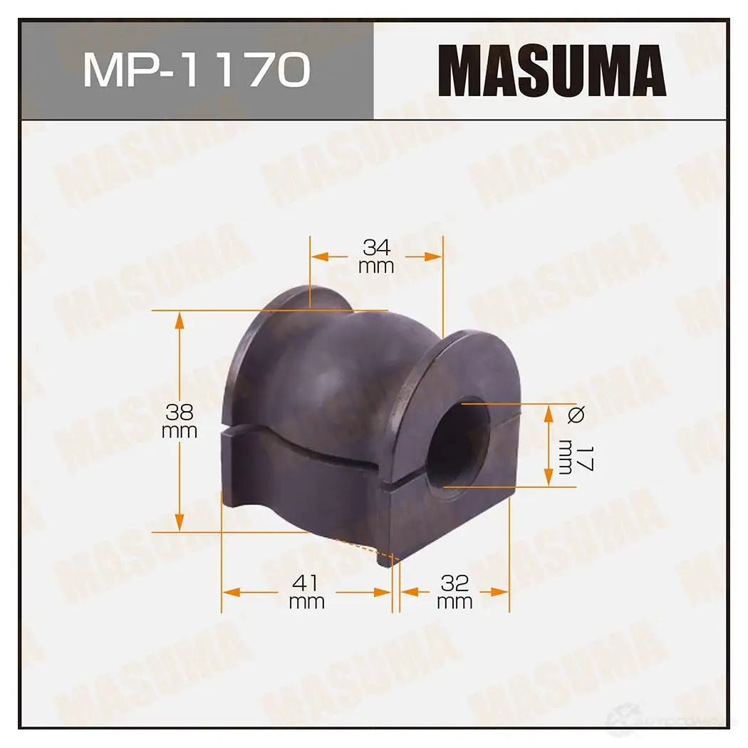Втулка стабилизатора MASUMA QJGLE H 1422883564 MP-1170 изображение 0