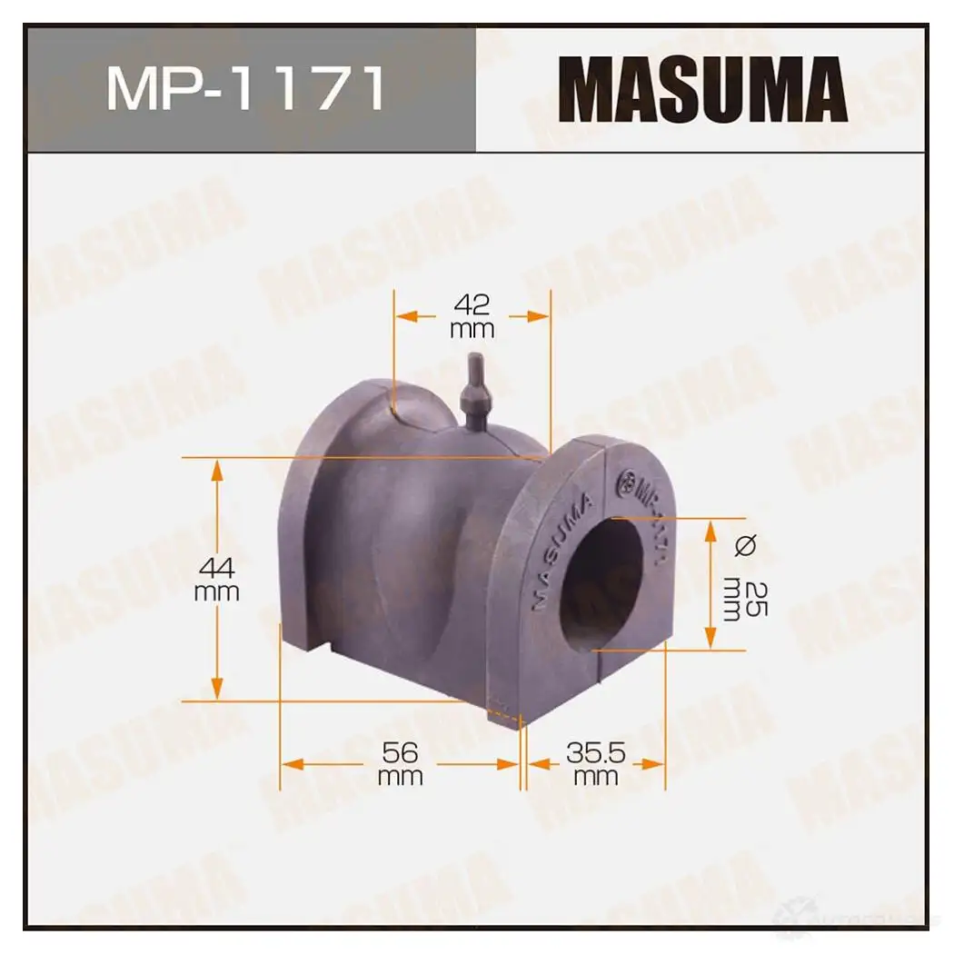 Втулка стабилизатора MASUMA MP-1171 1422883444 0AI3 T изображение 0