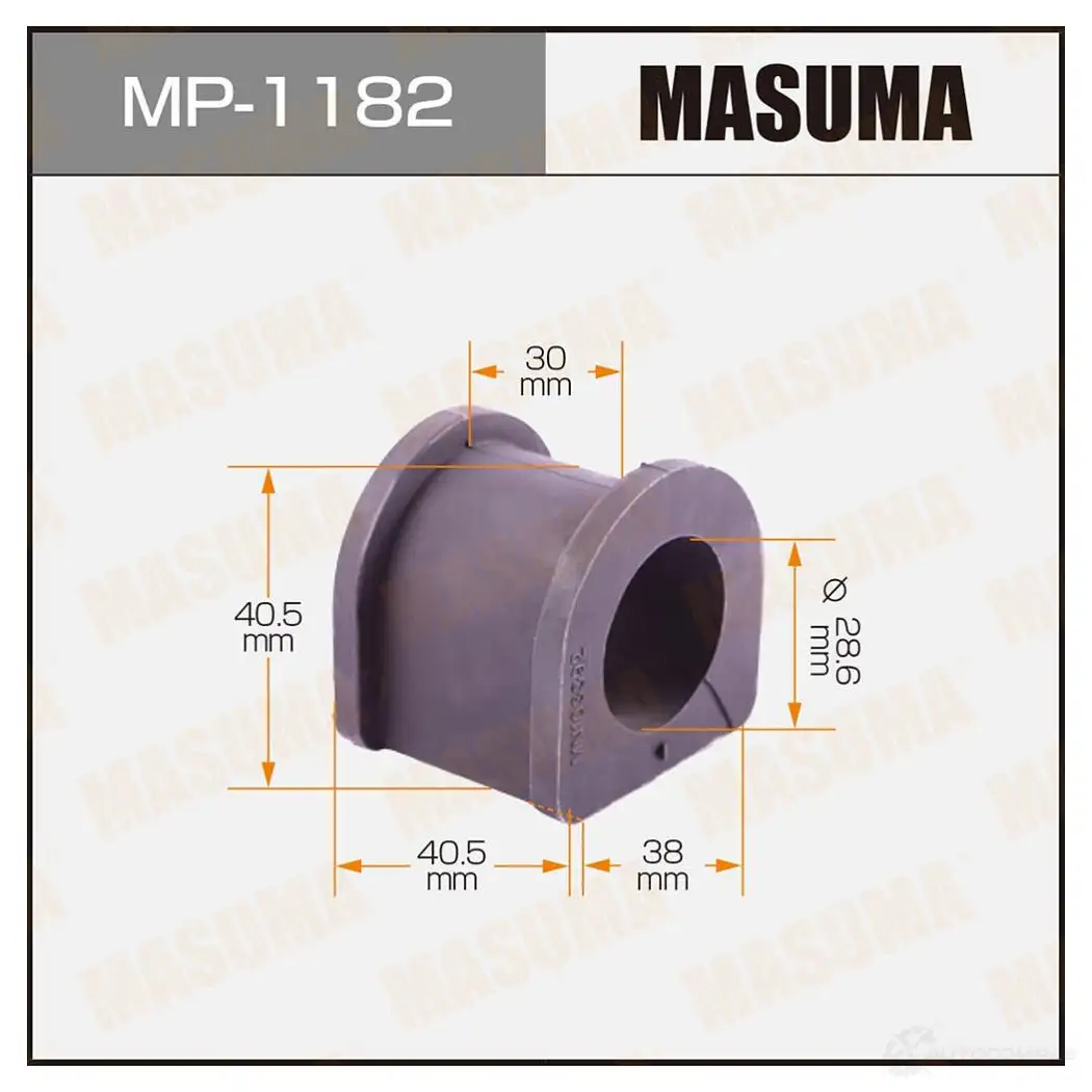 Втулка стабилизатора MASUMA MP-1182 C8 EDL 1422883440 изображение 0