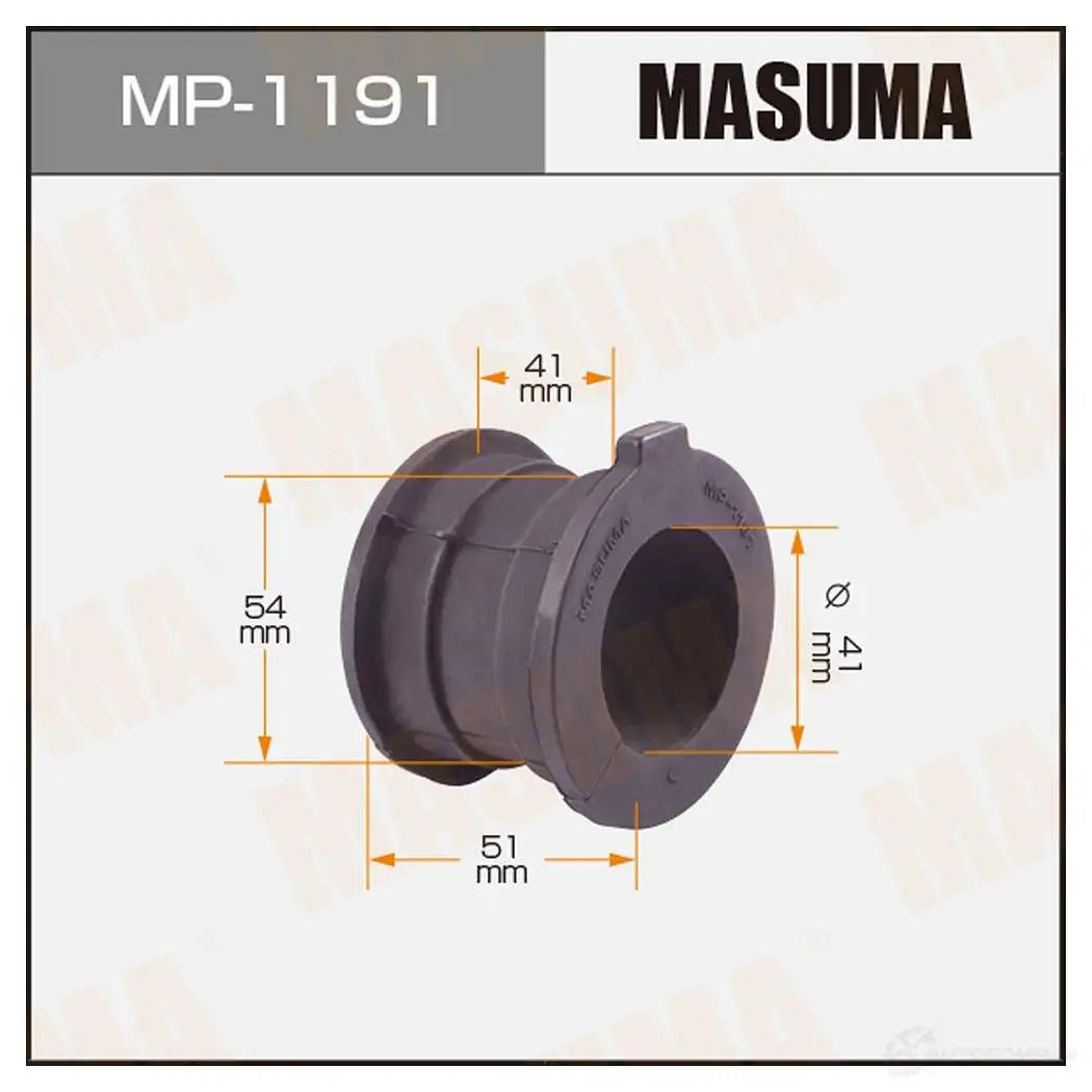 Втулка стабилизатора MASUMA MP-1191 OQ W50 1422883435 изображение 0