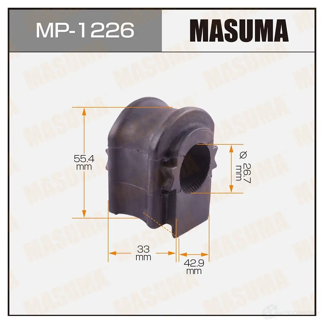 Втулка стабилизатора MASUMA 1422883493 L UHDK9 MP-1226 изображение 0