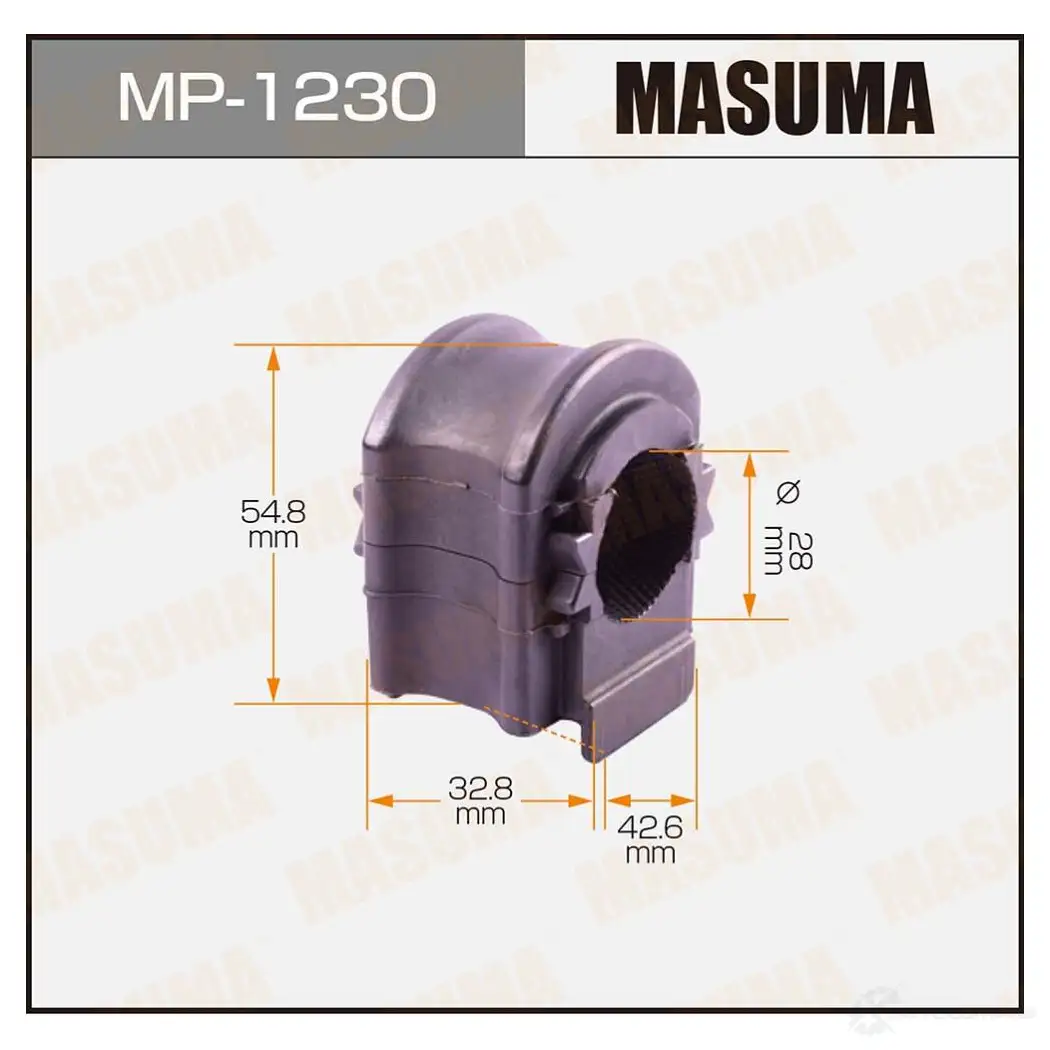 Втулка стабилизатора MASUMA 1422883491 MP-1230 VB0 M5 изображение 0