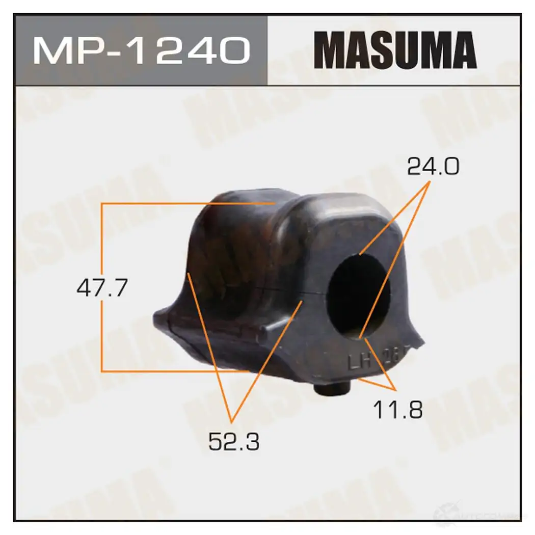 Втулка стабилизатора MASUMA 1422883320 S 65H69O MP-1240 изображение 0