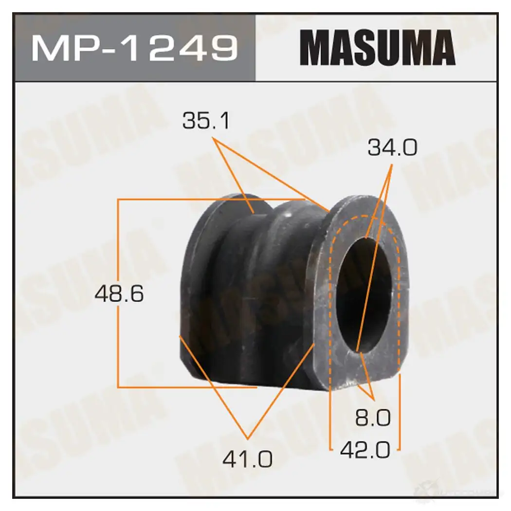 Втулка стабилизатора MASUMA 1422883311 JP YKA MP-1249 изображение 0
