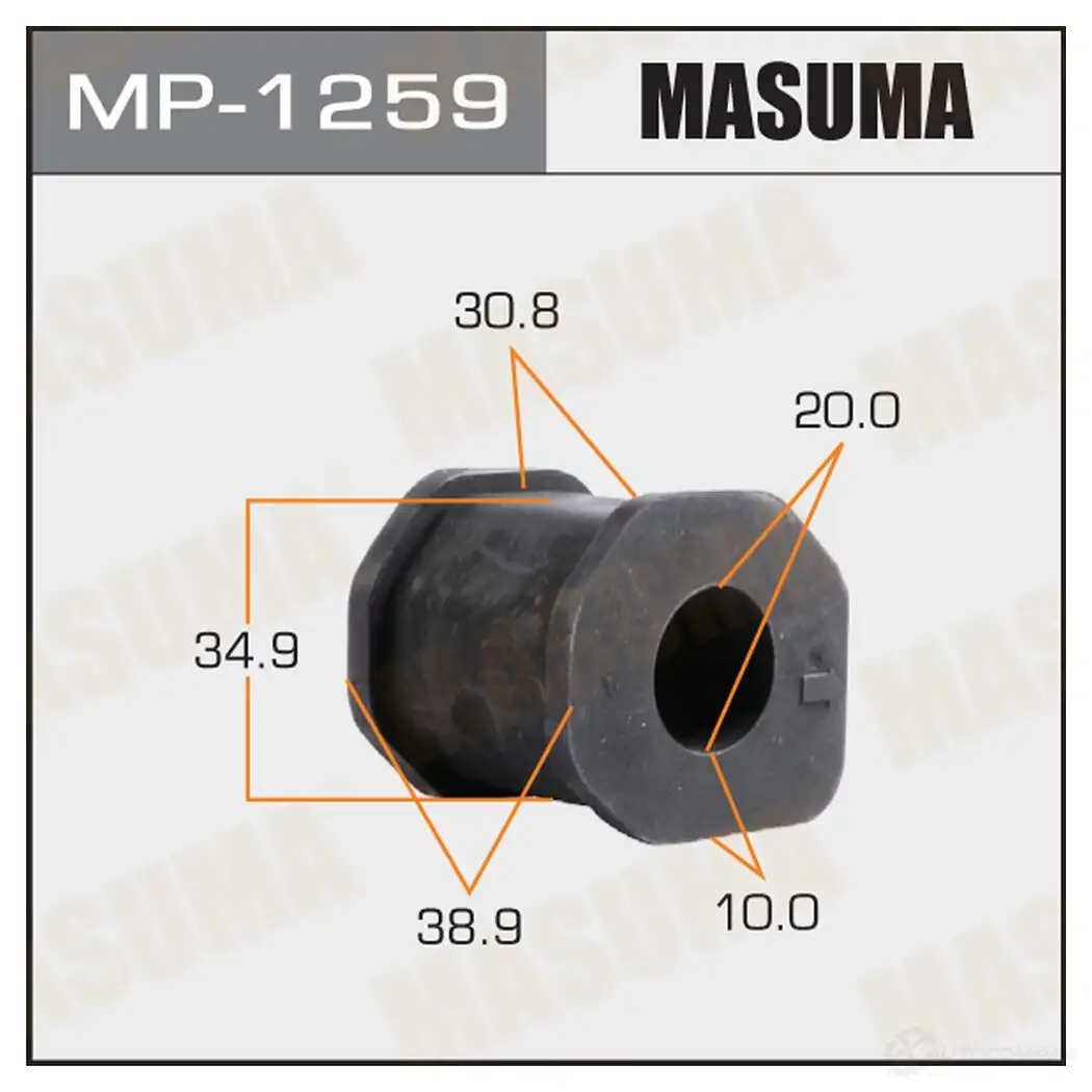 Втулка стабилизатора MASUMA MP-1259 K K5MHDI 1422883339 изображение 0