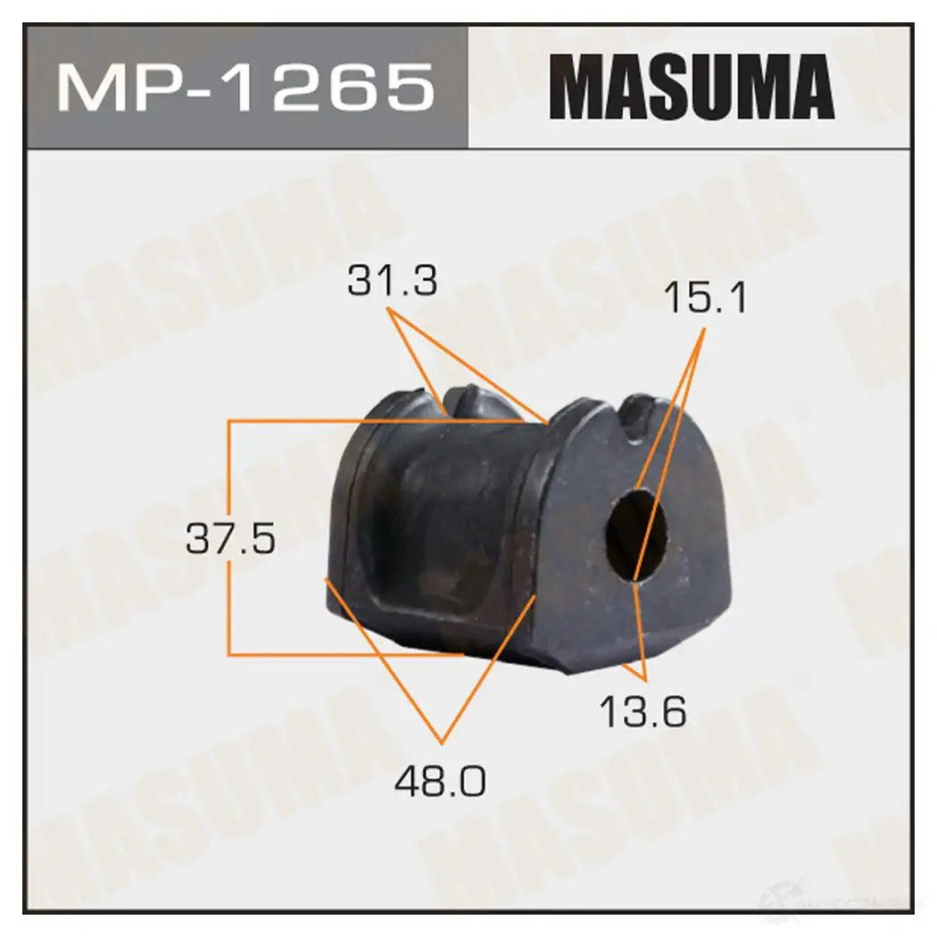 Втулка стабилизатора MASUMA TY54 Y 1422883333 MP-1265 изображение 0