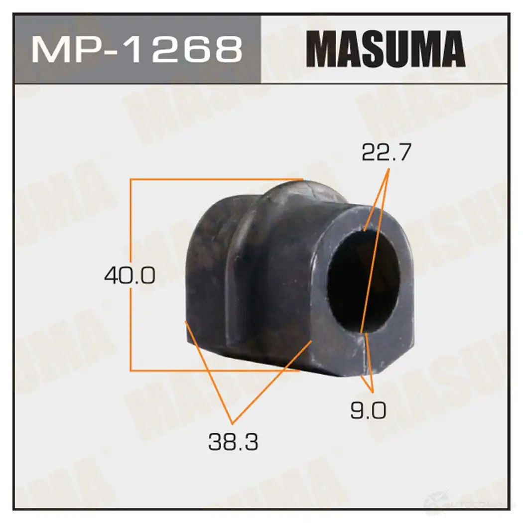 Втулка стабилизатора MASUMA 1422883330 II 9OZ MP-1268 изображение 0