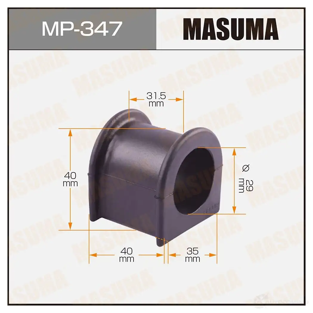 Втулка стабилизатора MASUMA 1422883297 40OT7A J MP-347