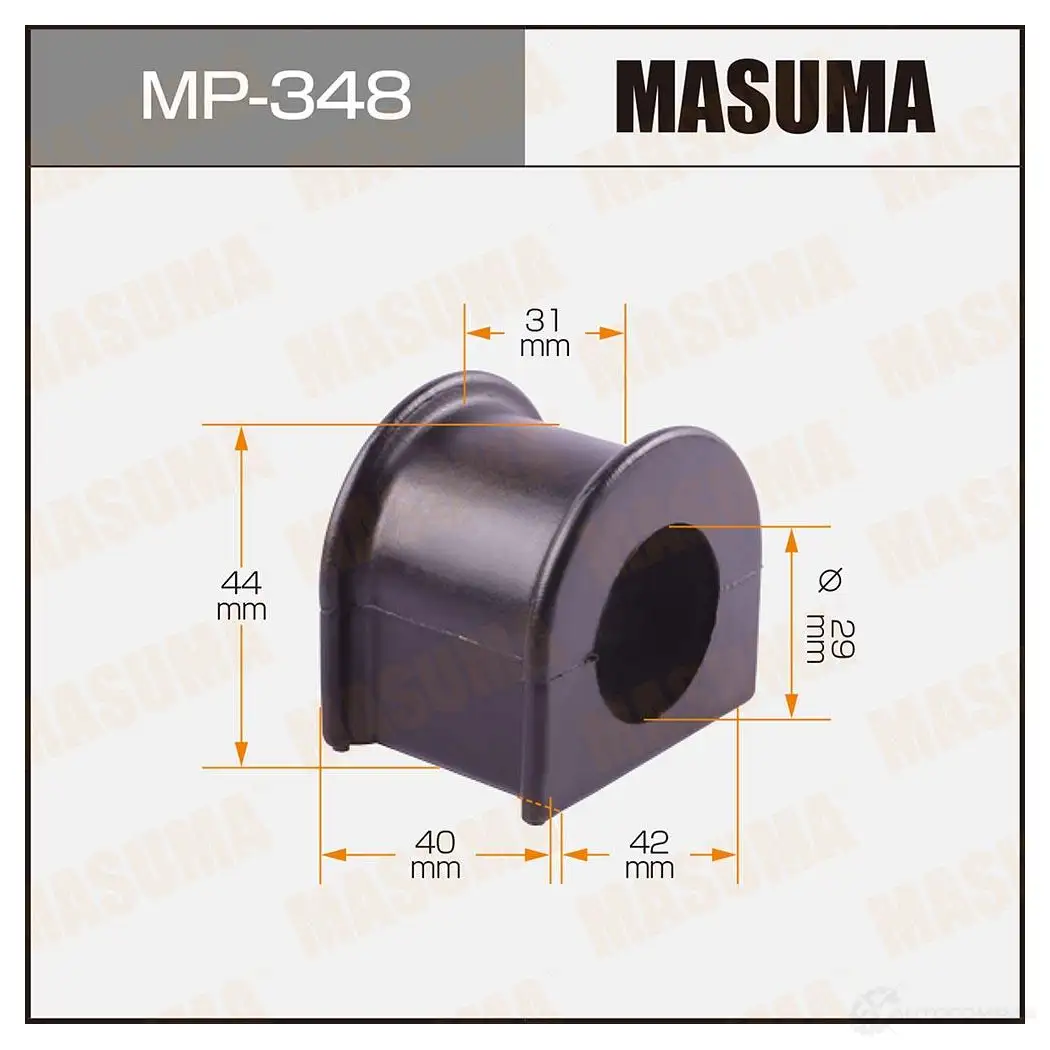 Втулка стабилизатора MASUMA JRU2MJ K 1422890004 MP-348 изображение 0