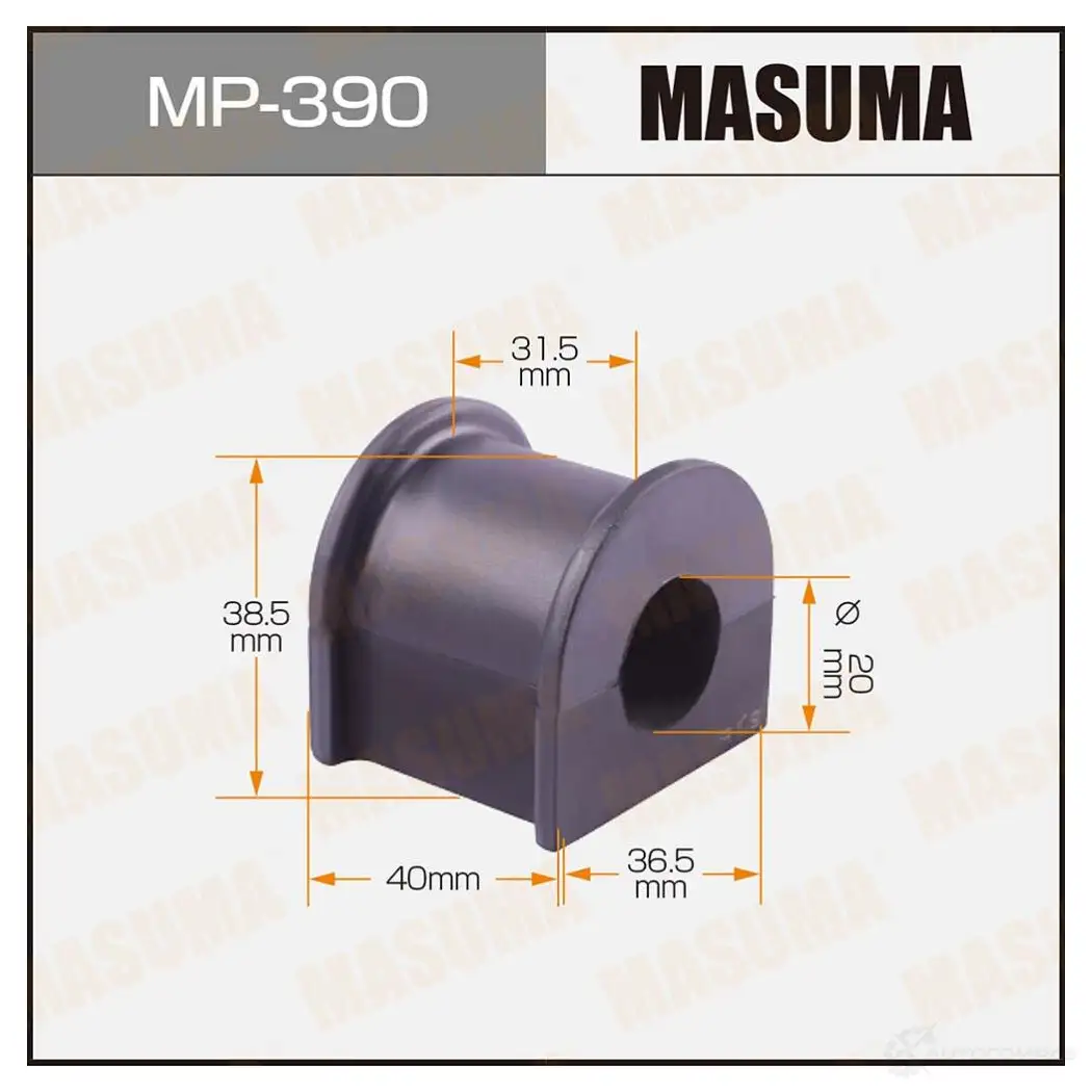 Втулка стабилизатора MASUMA F XBKL 1422883259 MP-390 изображение 0