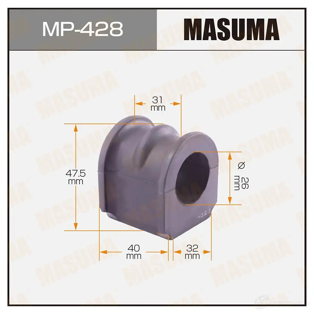 Втулка стабилизатора MASUMA 1422883536 MP-428 2YM AC изображение 0