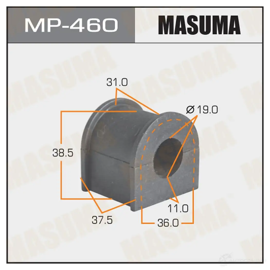 Втулка стабилизатора MASUMA VZ5M JSB MP-460 1422883252