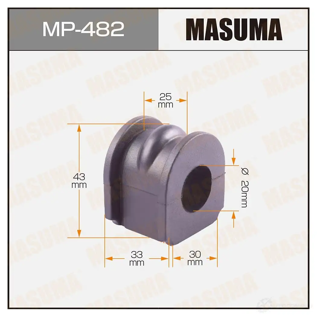 Втулка стабилизатора MASUMA 1420577569 XIWY 5 MP-482 изображение 0