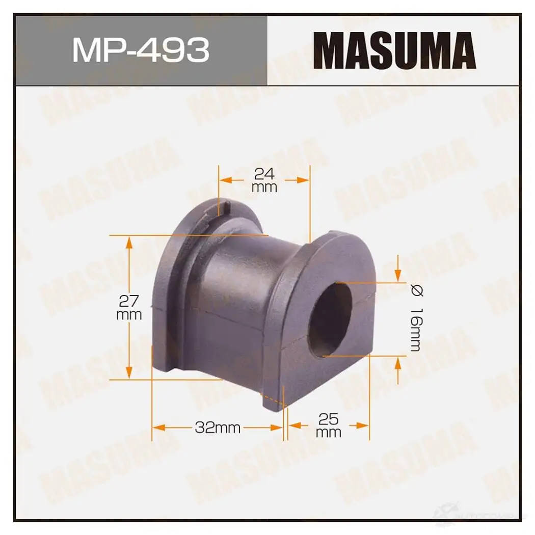 Втулка стабилизатора MASUMA RYK A6E MP-493 1422883242 изображение 0