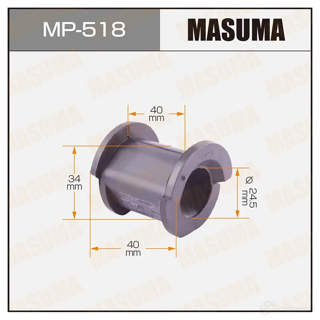 Втулка стабилизатора MASUMA EPYD 39D 1420577513 MP-518 изображение 0