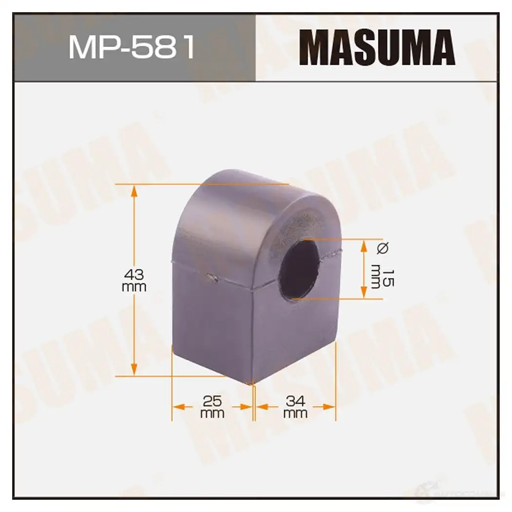 Втулка стабилизатора MASUMA 1420577552 L3K C9AZ MP-581