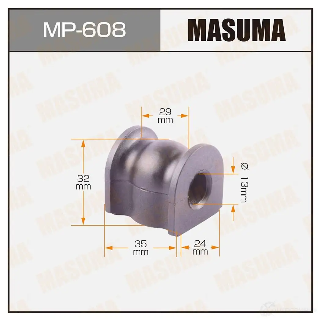 Втулка стабилизатора MASUMA 1422883177 MP-608 K 00U9 изображение 0