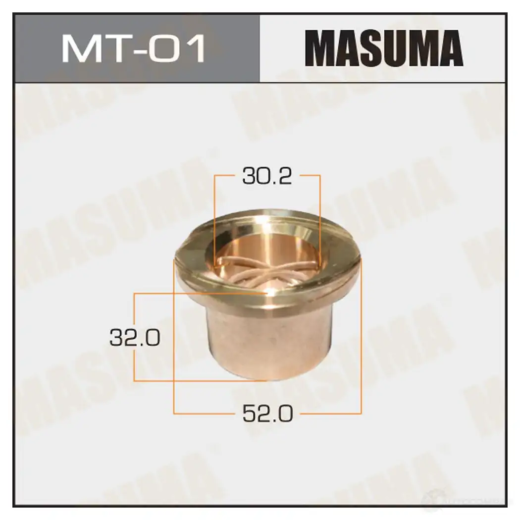 Втулка ступицы бронзовая MASUMA MT-01 40 XATG 1422883082 изображение 0