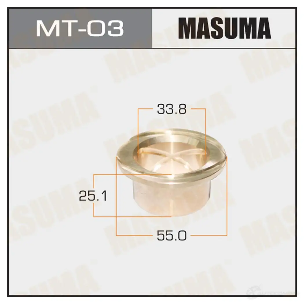 Втулка ступицы бронзовая MASUMA ZR HZS1 1422883080 MT-03 изображение 0