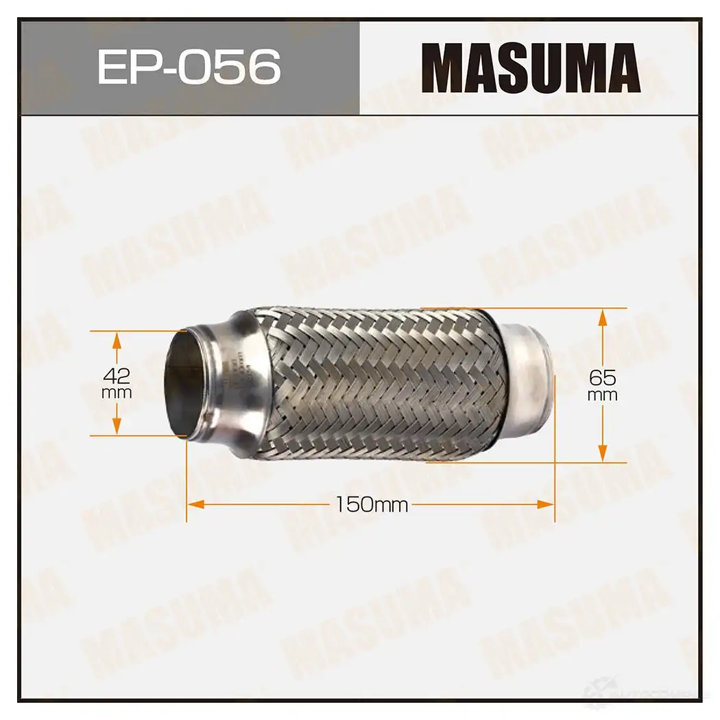 Гофра глушителя Interlock 42x150 MASUMA J3D 5J 1422887923 EP056