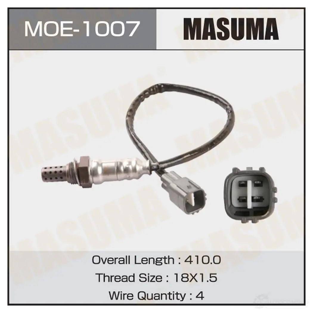 Датчик кислородный MASUMA MOE-1007 1439698479 V8 4N5Q изображение 0