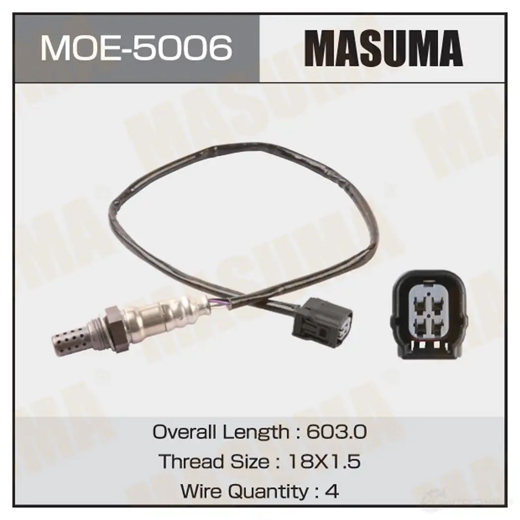 Датчик кислородный MASUMA 1439698495 R0A EHQQ MOE-5006 изображение 0