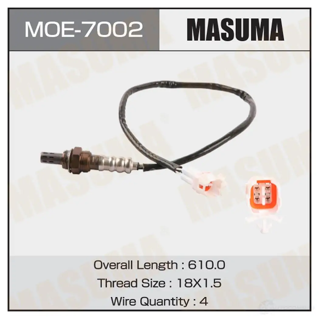 Датчик кислородный MASUMA 1439698500 MOE-7002 PAG6F R1 изображение 0