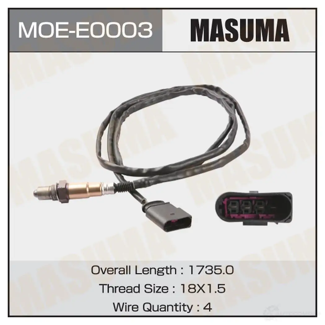 Датчик кислородный MASUMA VM 8YU 1439698508 MOE-E0003 изображение 0