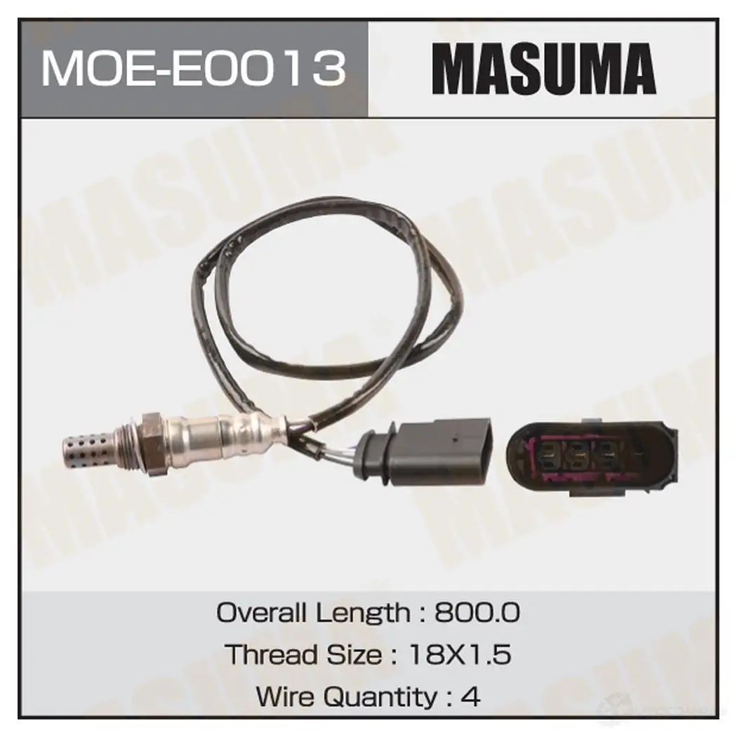 Датчик кислородный MASUMA MOE-E0013 1439698518 A8 UMM3N изображение 0