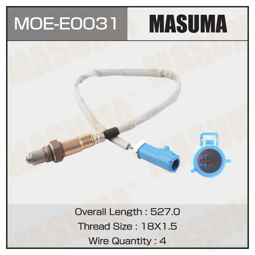 Датчик кислородный MASUMA MOE-E0031 JF8 P02A 1439698535 изображение 0