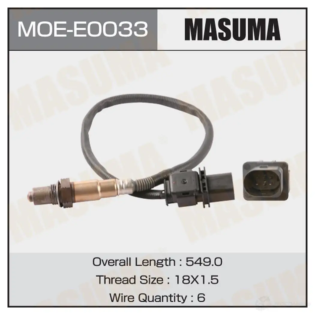 Датчик кислородный MASUMA MOE-E0033 1439698537 N32 YVD8 изображение 0