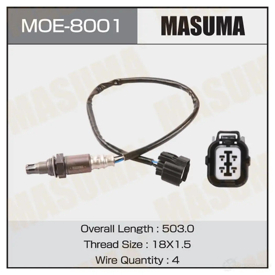 Датчик топливовоздушной смеси MASUMA 1439698502 2 I4ALQE MOE-8001 изображение 0