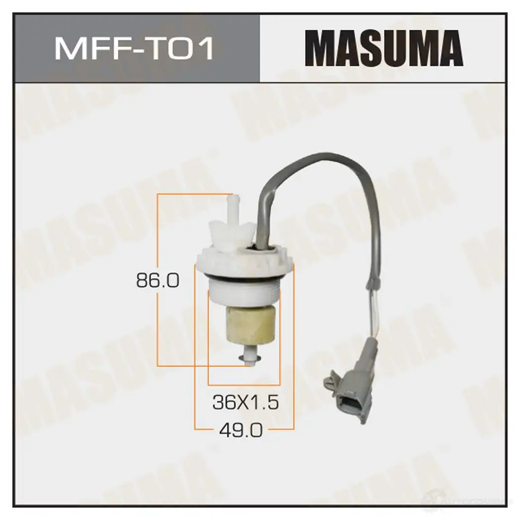 Датчик фильтра топливного MASUMA GAW1 Y3 1422884587 MFF-T01 изображение 0