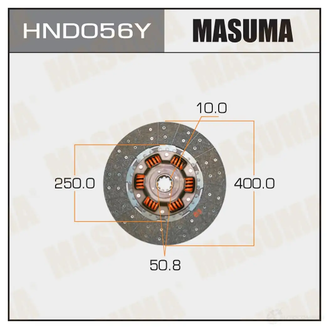 Диск сцепления MASUMA 1422881890 HND056Y XGA7 PZ