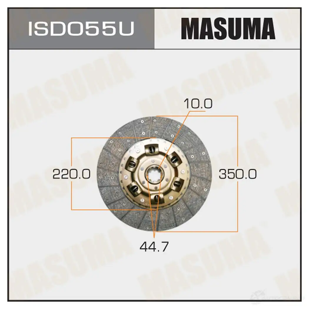 Диск сцепления MASUMA 9 MK74 ISD055U 1422881949