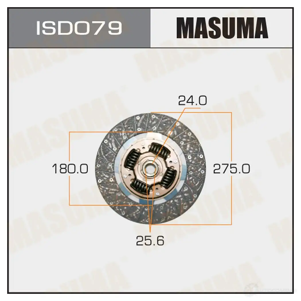 Диск сцепления MASUMA I7VW X4L ISD079 1422881947 изображение 0