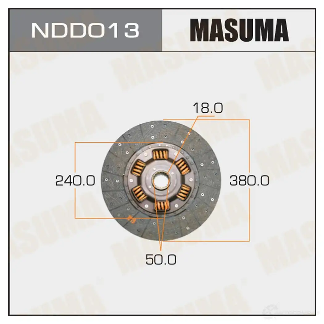Диск сцепления MASUMA DG5 NSZD 1422881788 NDD013