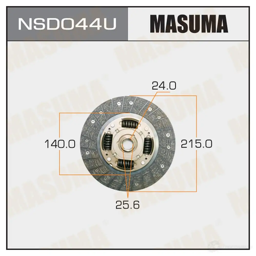 Диск сцепления MASUMA IHOE C2 NSD044U 1422881899 изображение 0