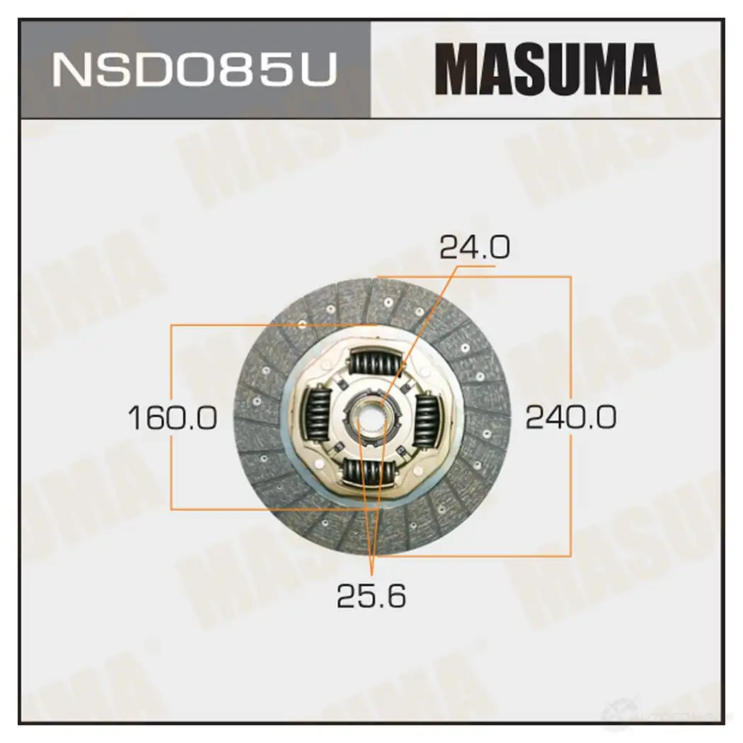 Диск сцепления MASUMA N1G PQ NSD085U 1422881886 изображение 0