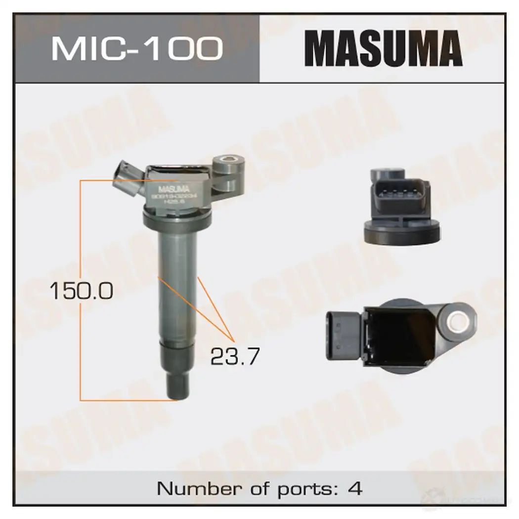 Катушка зажигания MASUMA 1420577689 N8 DA5 MIC-100 изображение 0