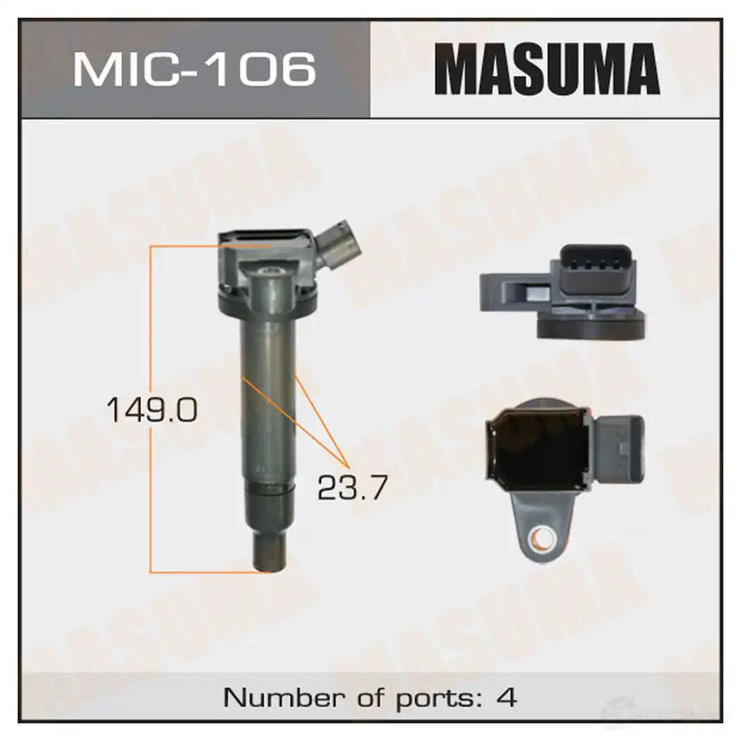 Катушка зажигания MASUMA F 0X1M4 1420577688 MIC-106 изображение 0