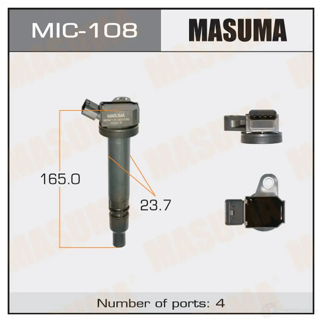 Катушка зажигания MASUMA 1420577693 S I0VF MIC-108 изображение 0
