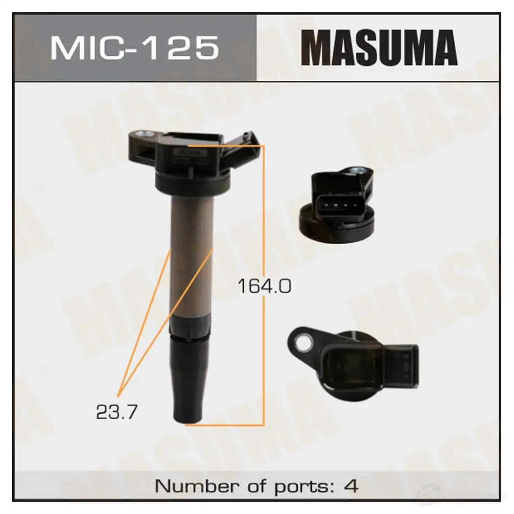 Катушка зажигания MASUMA MIC-125 1422887704 Y5 TP7F2 изображение 0