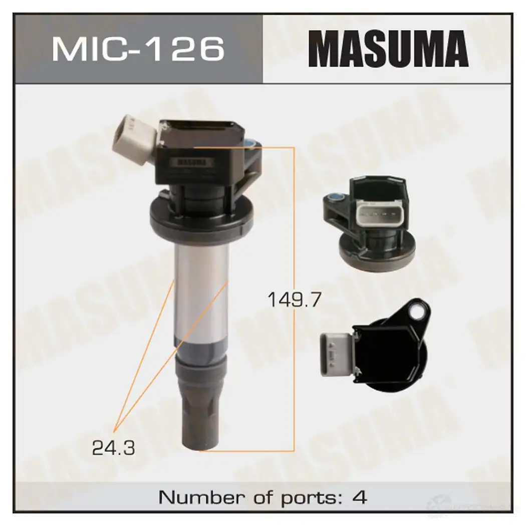Катушка зажигания MASUMA 1422887703 MIC-126 MM5G9A 6